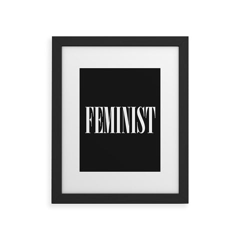 EnvyArt Feminist Framed Art Print