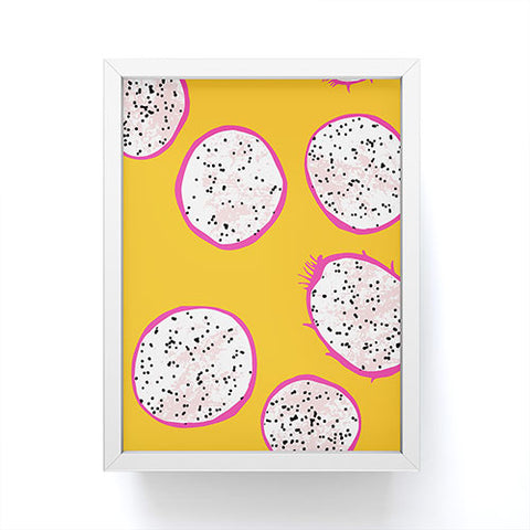 Erika Stallworth Mangosteen Tropical Fruit Framed Mini Art Print
