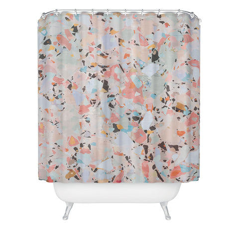 evamatise Abstract Chaos I Shower Curtain