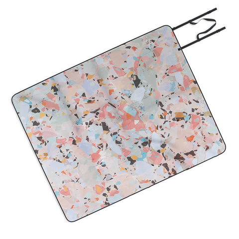 evamatise Abstract Chaos I Outdoor Blanket