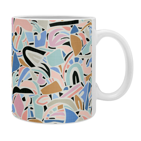 evamatise Contemporary Shapes N01 Spring Abstraction Coffee Mug