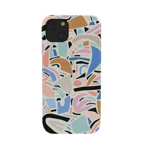 evamatise Contemporary Shapes N01 Spring Abstraction Phone Case