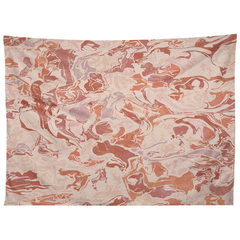 evamatise EarthTone Marble Texture 70s Tapestry