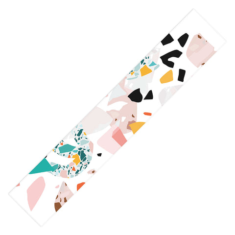 evamatise Mixed Mess I Collage Terrazzo Table Runner