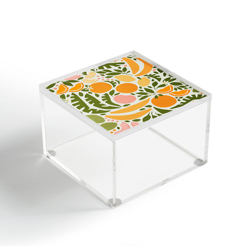 evamatise Modern Fruits Retro Abstract Acrylic Box