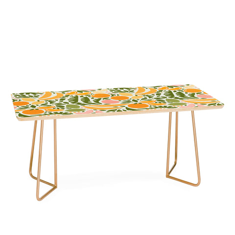 evamatise Modern Fruits Retro Abstract Coffee Table