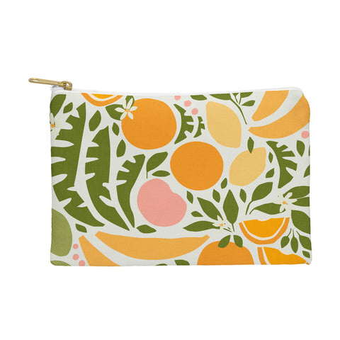 evamatise Modern Fruits Retro Abstract Pouch