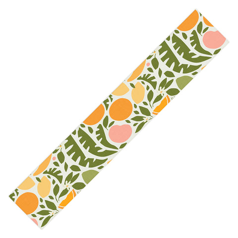 evamatise Modern Fruits Retro Abstract Table Runner