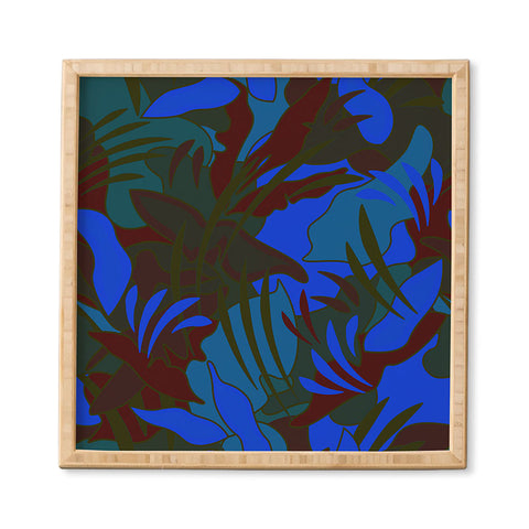 evamatise Summer Night in the Jungle Framed Wall Art