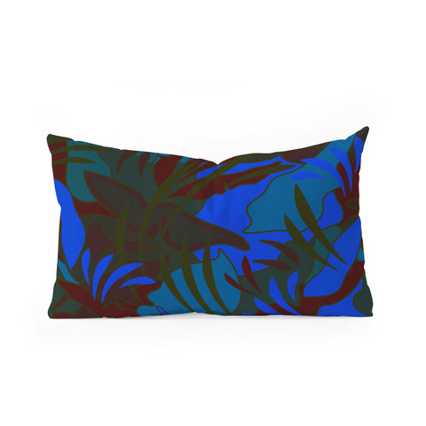 evamatise Summer Night in the Jungle Oblong Throw Pillow