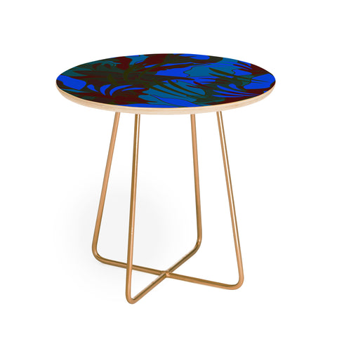 evamatise Summer Night in the Jungle Round Side Table