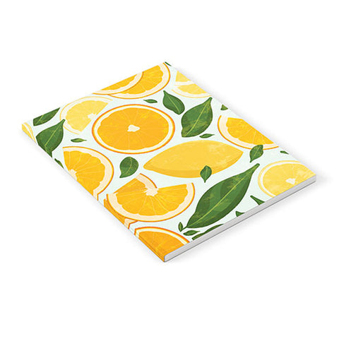 evamatise Summery Citrus Mood Mint Splash Notebook