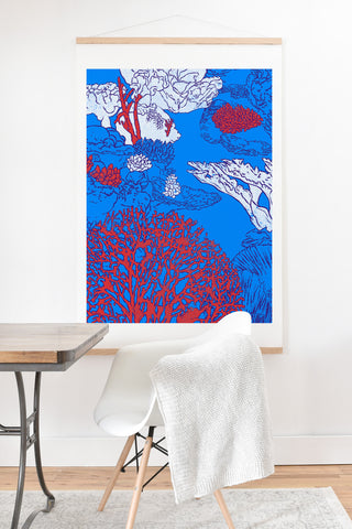 Evgenia Chuvardina Big coral reef Art Print And Hanger