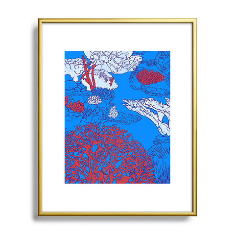 Evgenia Chuvardina Big coral reef Metal Framed Art Print