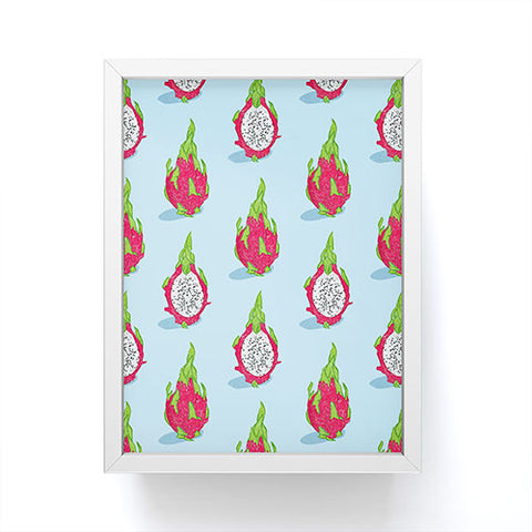 Evgenia Chuvardina Dragon fruits Framed Mini Art Print
