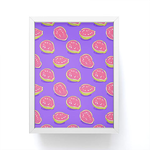 Evgenia Chuvardina Pink guava Framed Mini Art Print
