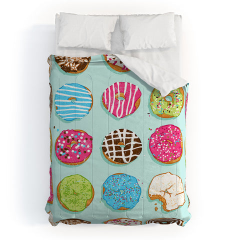 Evgenia Chuvardina Sweet donuts Comforter
