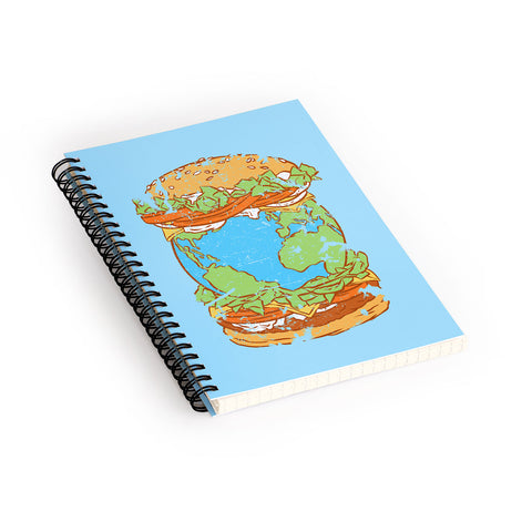Evgenia Chuvardina Taste of the world Spiral Notebook