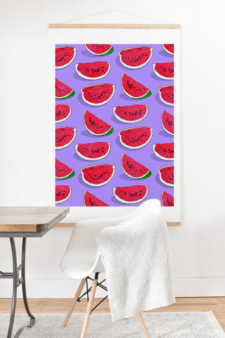 Evgenia Chuvardina Tasty watermelons Art Print And Hanger