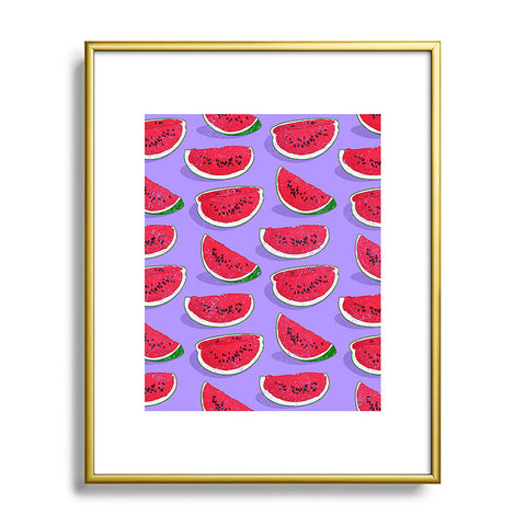 Evgenia Chuvardina Tasty watermelons Metal Framed Art Print