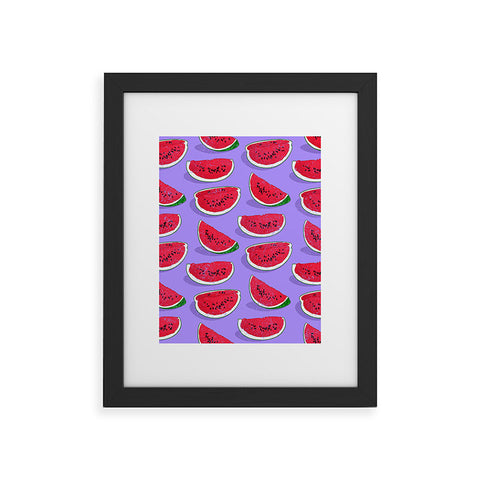 Evgenia Chuvardina Tasty watermelons Framed Art Print