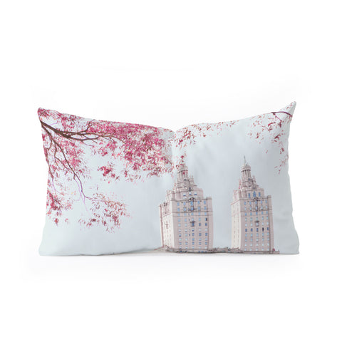 Eye Poetry Photography Surreal Spring New York City Oblong Throw Pillow