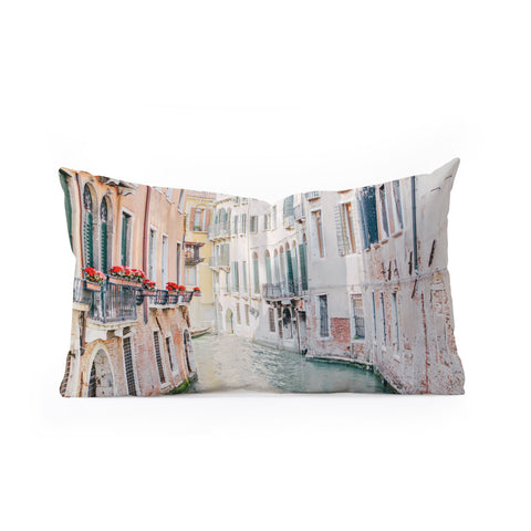 Eye Poetry Photography Venice Morning Italy Oblong Throw Pillow