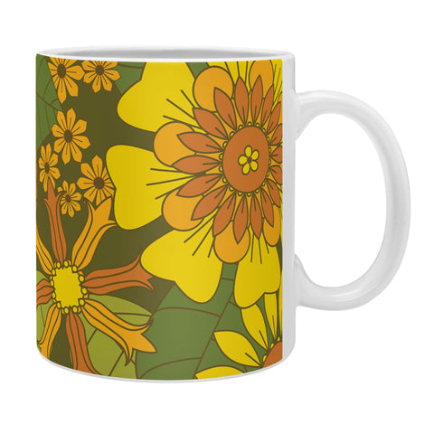 Eyestigmatic Design Orange Brown Yellow and Green Coffee Mug