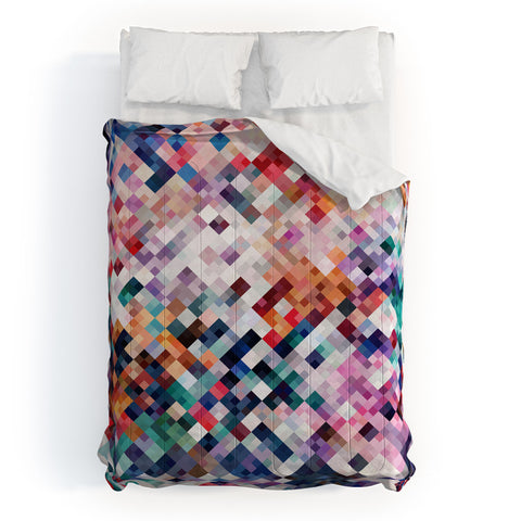 Fimbis Abstract Mosaic Comforter