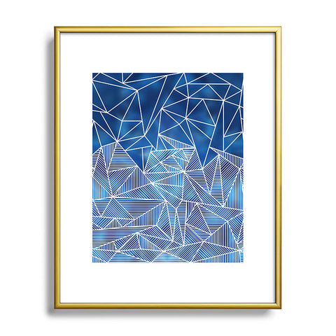 Fimbis BeeRays Classic Blue Metal Framed Art Print
