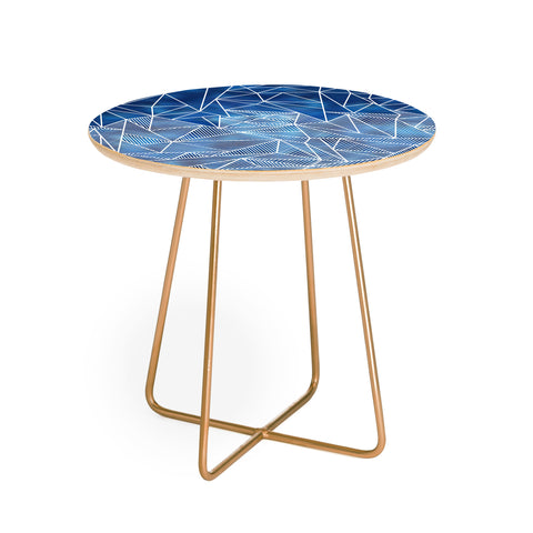 Fimbis BeeRays Classic Blue Round Side Table