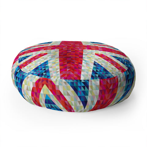 Fimbis Britain Floor Pillow Round
