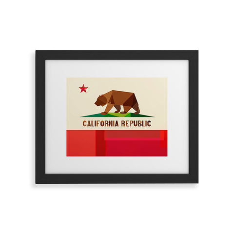 Fimbis California Framed Art Print