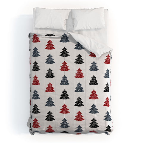 Fimbis Christmas Tree Pattern Comforter