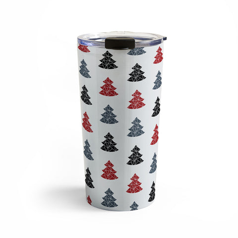 Fimbis Christmas Tree Pattern Travel Mug