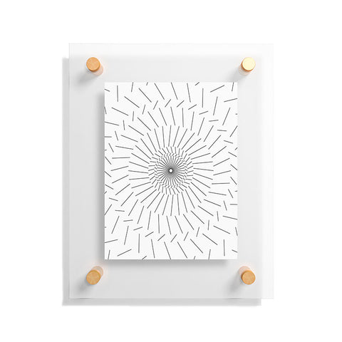 Fimbis Circles of Stripes 1 Floating Acrylic Print