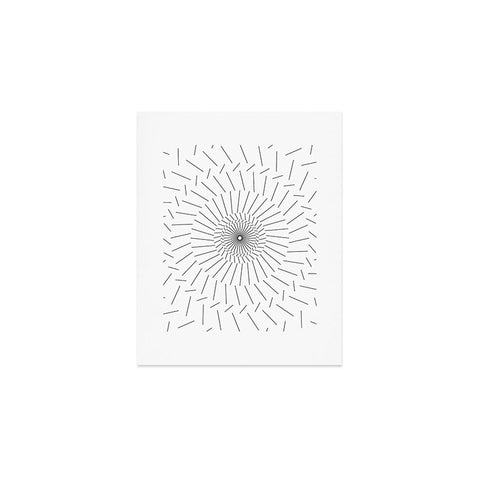 Fimbis Circles of Stripes 1 Art Print