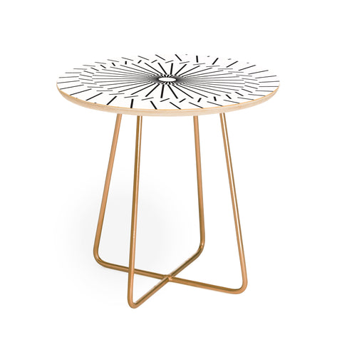 Fimbis Circles of Stripes 1 Round Side Table