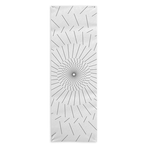 Fimbis Circles of Stripes 1 Yoga Towel