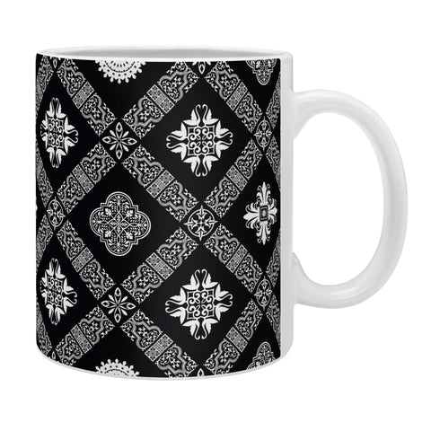 Fimbis Elizabethan Black And White Coffee Mug