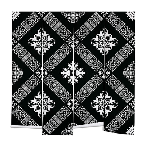 Fimbis Elizabethan Black And White Wall Mural