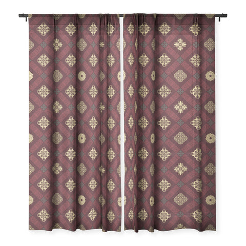 Fimbis Elizabethan Treasure Sheer Window Curtain