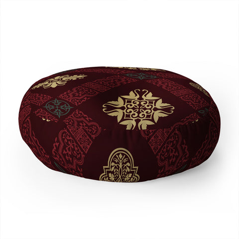 Fimbis Elizabethan Treasure Floor Pillow Round
