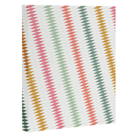 Fimbis Festive Stripes Art Canvas