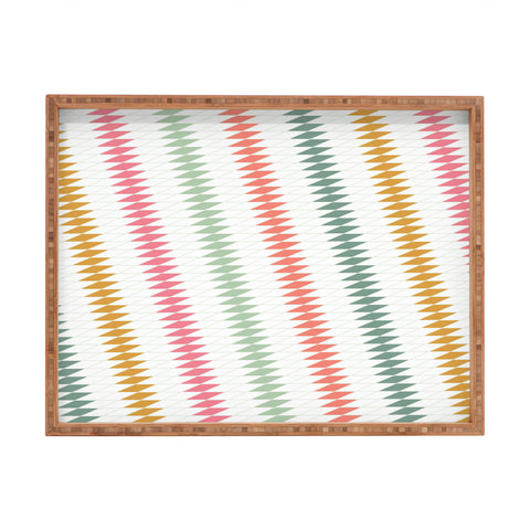 Fimbis Festive Stripes Rectangular Tray