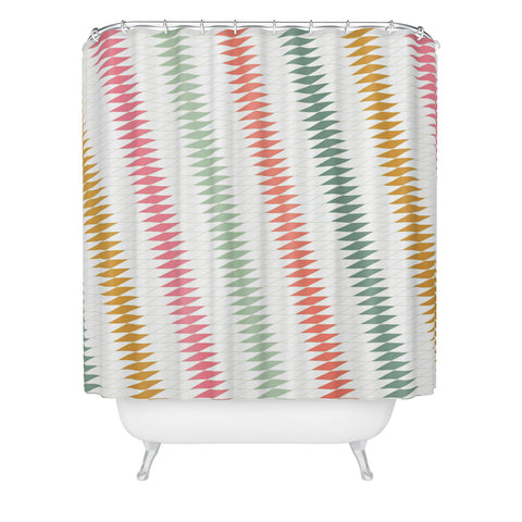 Fimbis Festive Stripes Shower Curtain