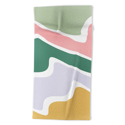 Fimbis Five Wavy Stripes Beach Towel