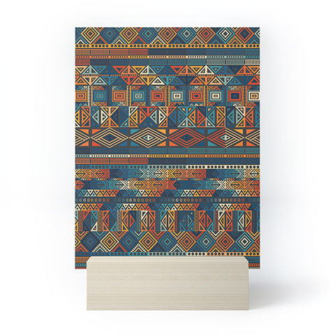Fimbis Geometric Aztec 2 Mini Art Print