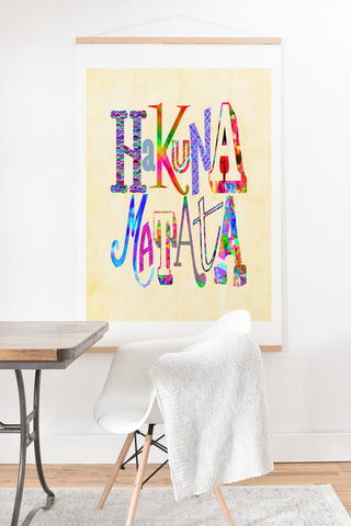 Fimbis Hakuna Matata Art Print And Hanger