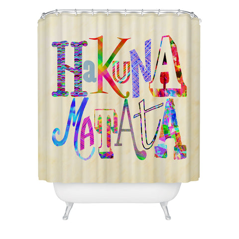 Fimbis Hakuna Matata Shower Curtain